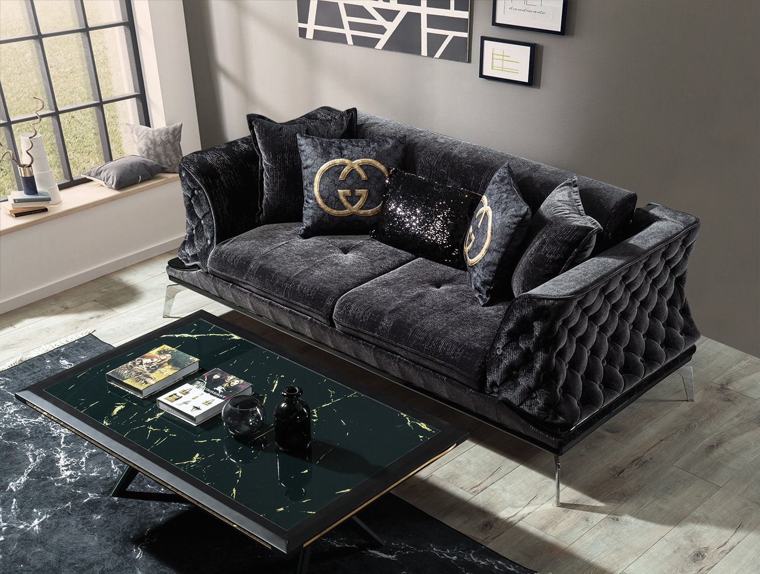 GUCCI SOFFGRUPP 3+2+1 - Bild 6