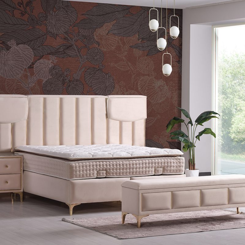 ATLAS SÄNG+GAVEL+MADRASS