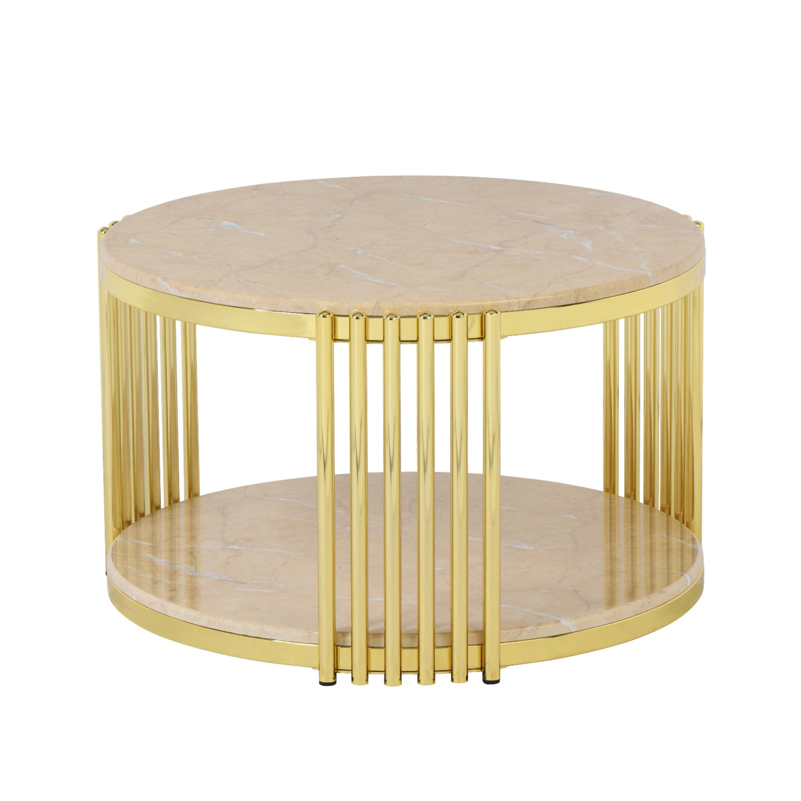 Lisa Rund Soffbord med Sidobord - Bild 7