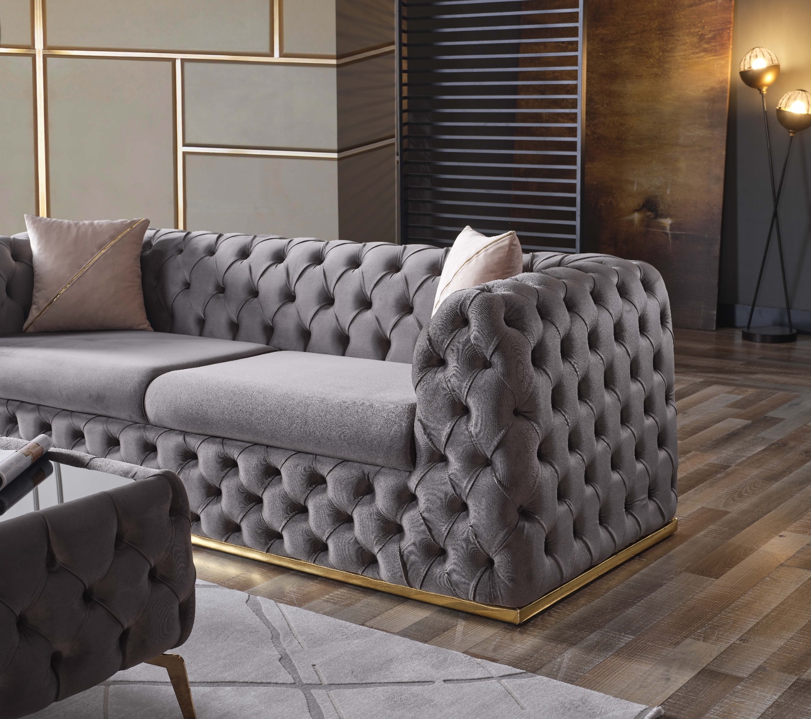 PARIS LUXURY SOFFGRUPP 3+2+1 - Bild 4